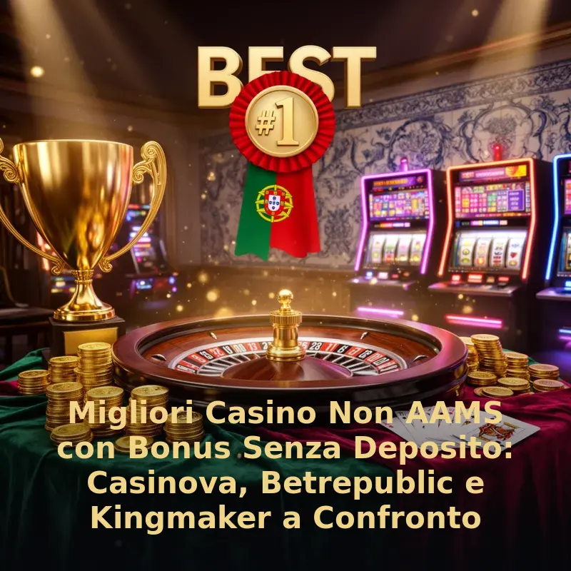 Migliori Casino Non AAMS con Bonus Senza Deposito: Casinova, Betrepublic e Kingmaker a Confronto